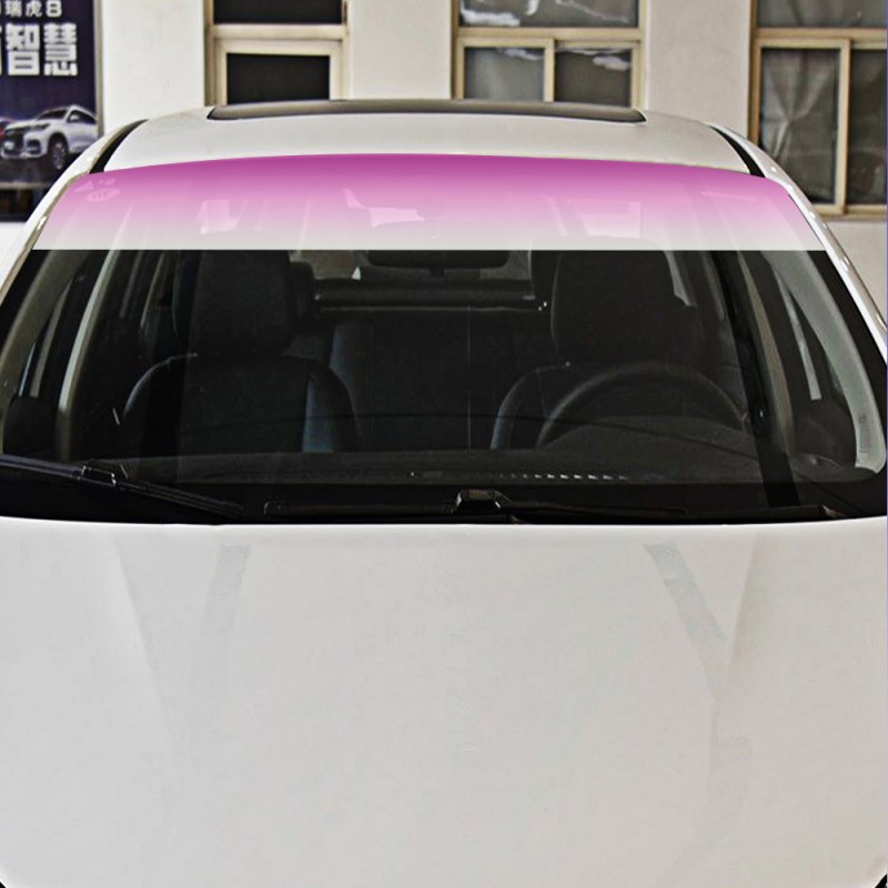 Car Front Windshield Protect Shade DIY Sticker Window Sun Visor Strip Tint Film  