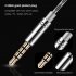 F4 Wired Earphones Heavy Bass Stereo Noise Isolating Wired Earbuds In Ear Headphones For All 3 5mm Jack Devices 1 2 meters with mic black