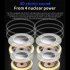 F4 Wired Earphones Heavy Bass Stereo Noise Isolating Wired Earbuds In Ear Headphones For All 3 5mm Jack Devices 1 2 meters with mic black