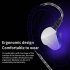 F4 Wired Earphones Heavy Bass Stereo Noise Isolating Wired Earbuds In Ear Headphones For All 3 5mm Jack Devices 1 2 meters with mic blue