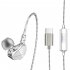 F4 Wired Earphones Heavy Bass Stereo Noise Isolating Wired Earbuds In Ear Headphones For All 3 5mm Jack Devices 1 2 meters with mic blue