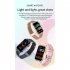 F45 Intelligent Watch 1 47 inch Bluetooth compatible 5 0 Heart Rate Blood Oxygen Blood Pressure Monitor Ip68 Waterproof Smartwatch silicone pink