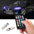 2Pcs T10 5050 Remote Control Car Led Bulb