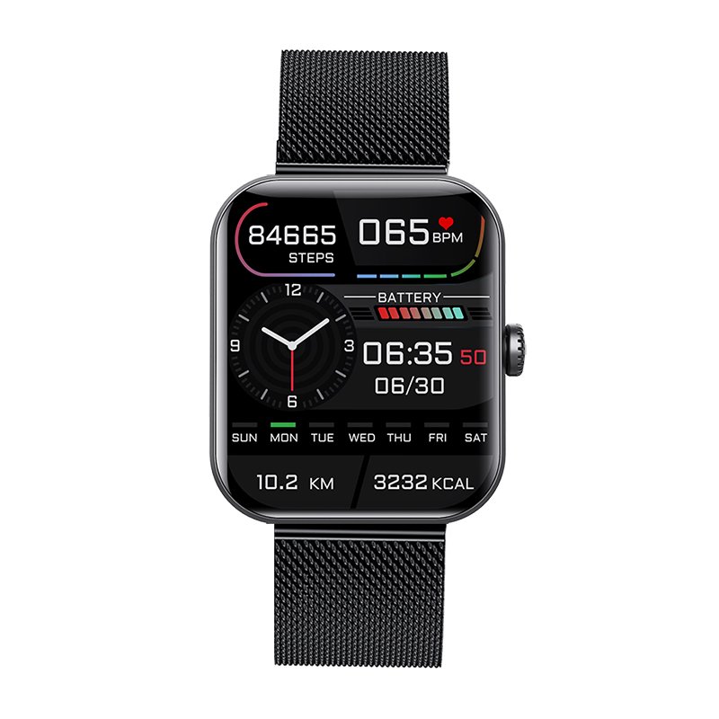 F57l Smart Watch Touch Screen HR Sleep Monitoring Thermometer Sports Bracelet