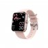 F57l Smart Watch Touch Screen Heart Rate Sleep Monitoring Thermometer Sports Bracelet Milan Black