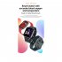 F60 Square Smart Watch Heart Rate Blood Pressure Blood Oxygen Temperature Sleep Monitoring 1 70 Hd Screen Multi functional Sport Bracelet black