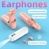 F7 TWS Bluetooth Headset Sport Bluetooth 5 0 Earphones In ear Noise Reduction HiFi Waterproof Headset white