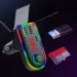 F7 f8 Car Bluetooth Fm Transmitter Hands free Call Mp3 Player Colorful Light Type c Car Charger F7