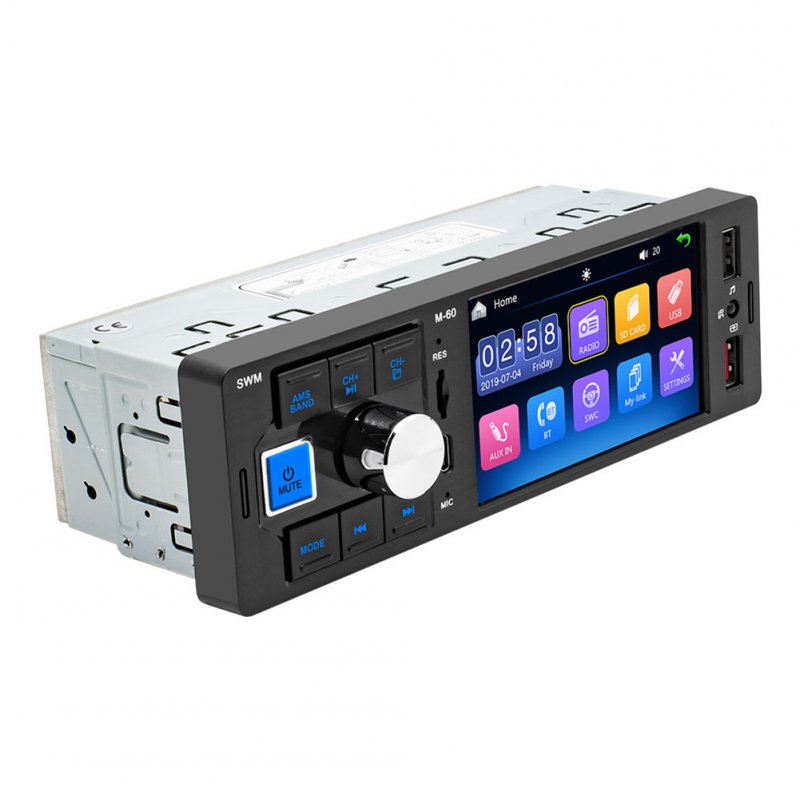 M-60 Touch-screen 4-inch High-definition Dual Usb Car Mp5 Player Bluetooth-compatible Hands-free Fm Audio 