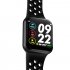 F8 Bluetooth Smart Watch Heart Rate Monitor Calories Fitness Tracker Alarm Clock IP67 Waterproof Sports Smart Bracelet silver