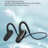 F809 Bone Conduction Bluetooth compatible Headset For Men Women Sports Running Earphone With Mic Ipx5 Waterproof Black