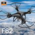 F82 Drone Long Endurance 20 Minutes 4k Dual camera Real time Image Transmission Aircraft Fixed Altitude Rc Aircraft Black dual camera 720P