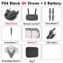 F84 Quadcopter Wireless RC Drone With 4K 5MP 0 3MP HD Camera WiFi FPV Helicopter Foldable Airplane For Children Gift Toy black 4K 2B