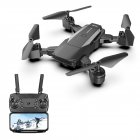 F84 Quadcopter Wireless RC Drone With 4K/5MP/0.3MP HD Camera WiFi FPV <span style='color:#F7840C'>Helicopter</span> Foldable Airplane For Children Gift Toy black_0.3MP 1B