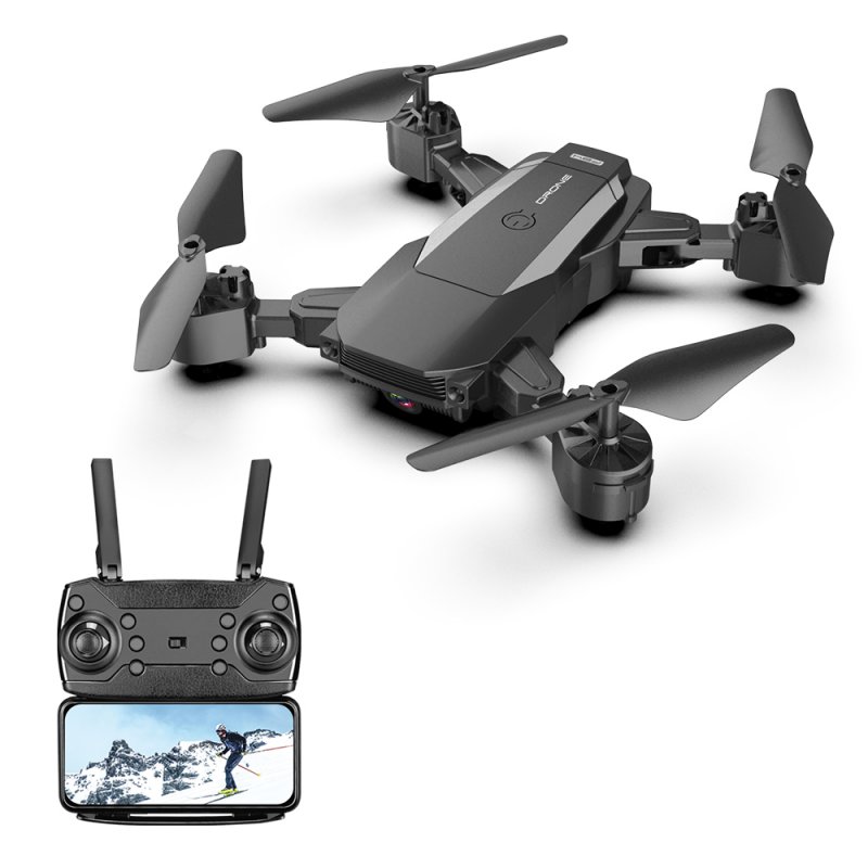 F84 Quadcopter Wireless RC Drone With 4K/5MP/0.3MP HD Camera WiFi FPV Helicopter Foldable Airplane For Children Gift Toy black_5MP 1B