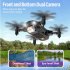 F87 Front  Bottom Dual Camera Lens 720P 4K wifi fpv RC Drone Gray 720P dual camera