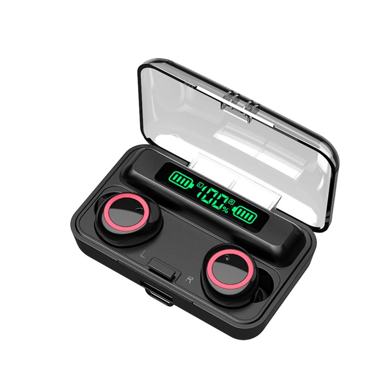 F9-3 Wireless Earbuds Waterproof Noise Canceling Earphones In-Ear Stereo Headphones With Charging Case For Sports Gaming