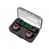 F9 3 Wireless Earbuds Waterproof Noise Canceling Earphones In Ear Stereo Headphones With Charging Case For Sports Gaming black rose gold ring