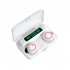 F9 3 Wireless Earbuds Waterproof Noise Canceling Earphones In Ear Stereo Headphones With Charging Case For Sports Gaming black rose gold ring