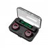 F9 3 Wireless Earbuds Waterproof Noise Canceling Earphones In Ear Stereo Headphones With Charging Case For Sports Gaming black rose gold ring