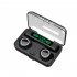 F9 3 Wireless Earbuds Waterproof Noise Canceling Earphones In Ear Stereo Headphones With Charging Case For Sports Gaming black rose gold ring