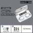 F9 5C Touch 5 0 Wireless Bluetooth Headset Ultra Small Stealth Universal Waterproof Earphones white