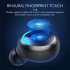 F9 5c Tws Wireless Bluetooth compatible 5 1 Headphones Sport Waterproof Headset Music Earbuds Compatible For Iphone Ipad Android black
