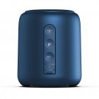 F9 Portable Speakers Noise-Cancelling Microphone HD Call Wireless FM Radio TF Card Playback For Outdoor Indoor blue