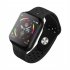 F9 Smart Bracelet Full Color Screen Touch Smartwatch Multiple Motion Patterns Heart Rate Blood Pressure Sleep Monitor  Black shell black and white belt