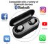 F9 TWS Earphones Wireless Headphone with 1500mAh Charging Box 120hours Standby Bluetooth V5 0 Earbuds Universal for Bluetooth enabled Devices black