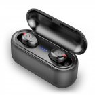 F9 TWS Earphones Wireless Headphone with 1500mAh Charging Box 120hours Standby Bluetooth V5 0 Earbuds Universal for Bluetooth enabled Devices black