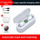 F9 Tws Bluetooth-compatible 5.0 Earphone Wireless Headphone Stereo Mini Headset Sports Earbuds With Microphone Charging Case White