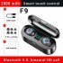 F9 Wireless Earphone Bluetooth V5 0 Handsfree Earbuds 8D Stereo Sound In ear Headsets With 2000mAh Power Bank  black