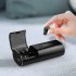 F9 Wireless Earphones With Noise Canceling Microphone 4800 MAh Charging Case Earbuds Headphones For Smart Phone Computer Laptop Touch black