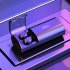 F9 Wireless Earphones With Noise Canceling Microphone 4800 MAh Charging Case Earbuds Headphones For Smart Phone Computer Laptop Touch black