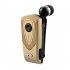 F930 Wireless Business Bluetooth compatible Headset Telescopic Clip Lavalier Earbud Noise Reduction Earphone Vibration White