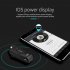 F930 Wireless Business Bluetooth compatible Headset Telescopic Clip Lavalier Earbud Noise Reduction Earphone Vibration silver