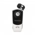 F960 Smart Bluetooth compatible Headset 1 to 2 Telescopic Wireless Clip on Earphone Handsfree Earbuds Black and silver