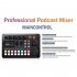 F998 Bluetooth compatible Sound  Card  Mixer  Kit Studio Recording Phone Computer Live Audio Mixer Pc Voice Mixing Console Amplifier F998 black