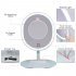 FASCINATE LED Makeup Mirror   Adjustable Lens 5 Times Magnifying Glass  Pink
