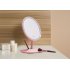 FASCINATE LED Makeup Mirror   Adjustable Lens 5 Times Magnifying Glass  Pink