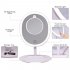 FASCINATE LED Makeup Mirror   Adjustable Lens 5 Times Magnifying Glass  Pink