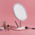 FASCINATE LED Makeup Mirror   Adjustable Lens 5 Times Magnifying Glass  Pink