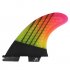 FCS2 Surfboard Tail Fin Gradient Ramp Surfboard Fins Orange red gradient G7
