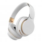 FG-07S Noise Canceling Headphones Wireless Headphones Over Ear Headset With Microphone Deep Bass Comfortable Earpads White