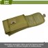 FGJ Molle Outdoor Mobile Bag Large Screen Cellphone Bag Belt Loop Hook Cover Pouch Holster Case black One size