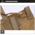 FGJ Molle Recycling Storage Bag Outdoor Multifunctional Package Magazine Dump Pouch Khaki 23cm 29cm