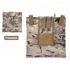 FGJ Molle Recycling Storage Bag Outdoor Multifunctional Package Magazine Dump Pouch CP camouflage_23cm*29cm