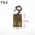 FGJ Outdoor Id Card Holder Card bag Neck Lanyard Key Ring Adjustable Loop Patch Document bag black 13 5cm x 9cm