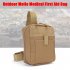 FGJ Outdoor Molle Medical First Aid Bag Multifunctional Emergency Bag Camping Bag CP camouflage One size